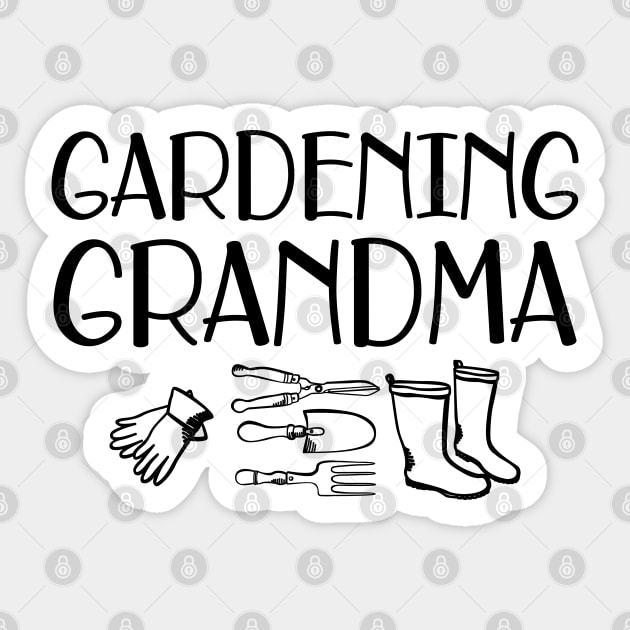 Gardening Grandma Sticker by KC Happy Shop